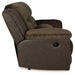 Dorman Reclining Loveseat with Console - Yulissa Home Furnishings (NJ)