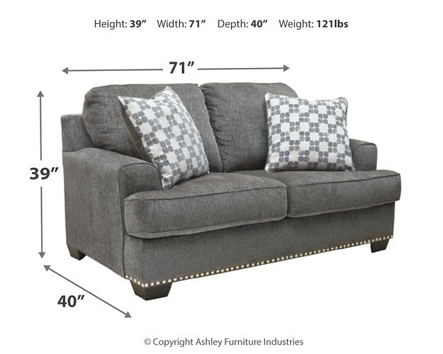 Locklin Loveseat - Yulissa Home Furnishings (NJ)