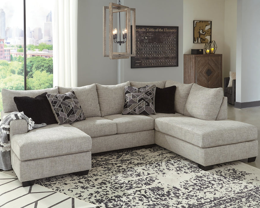 Megginson 2-Piece Sectional with Chaise - Yulissa Home Furnishings (NJ)