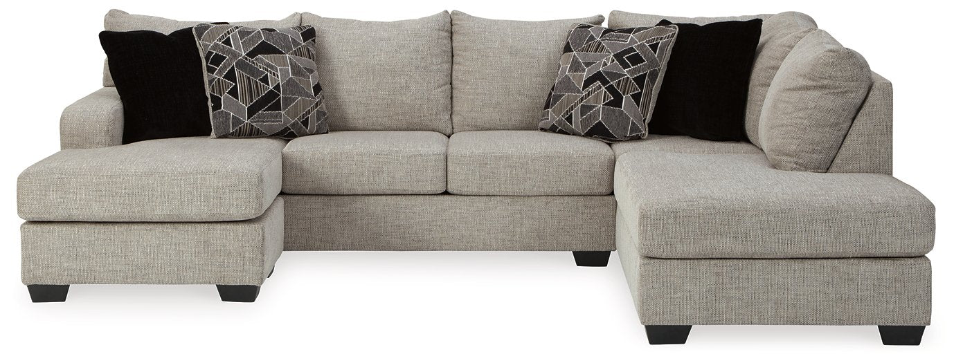 Megginson 2-Piece Sectional with Chaise - Yulissa Home Furnishings (NJ)