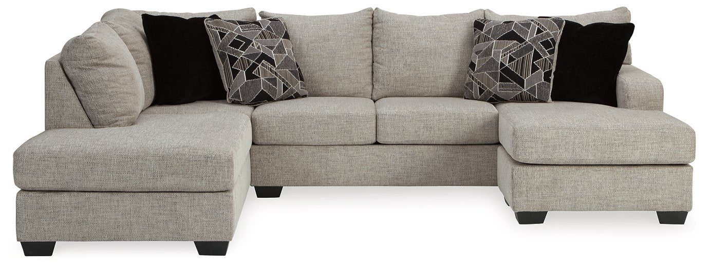 Megginson 2-Piece Sectional with Chaise - Yulissa Home Furnishings (NJ)