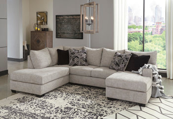 Megginson 2-Piece Sectional with Chaise - Yulissa Home Furnishings (NJ)