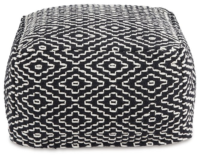 Jasett Pouf - Yulissa Home Furnishings (NJ)