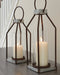 Diedrick Lantern (Set of 2) - Yulissa Home Furnishings (NJ)