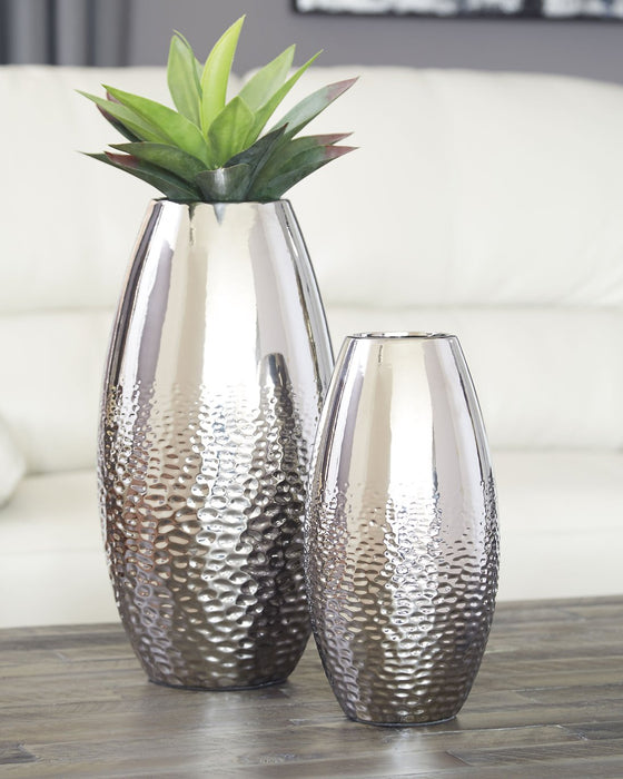 Dinesh Vase (Set of 2) - Yulissa Home Furnishings (NJ)