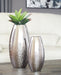 Dinesh Vase (Set of 2) - Yulissa Home Furnishings (NJ)