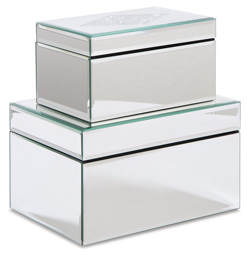 Charline Box (Set of 2) - Yulissa Home Furnishings (NJ)