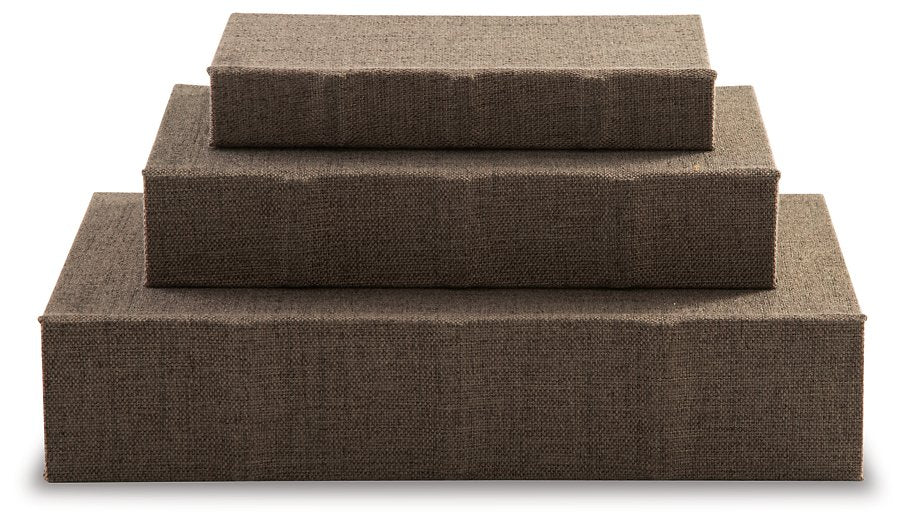 Jolina Box (Set of 3) - Yulissa Home Furnishings (NJ)