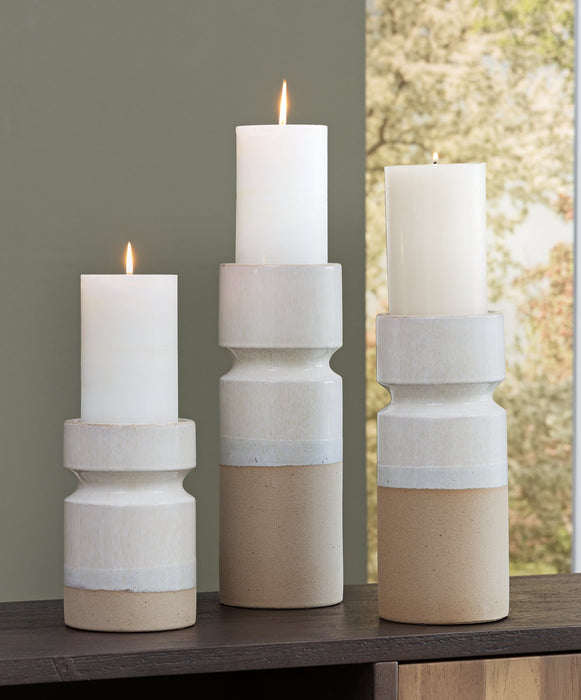 Hurston Candle Holder (Set of 3) - Yulissa Home Furnishings (NJ)