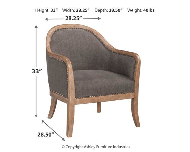 Engineer Accent Chair - Yulissa Home Furnishings (NJ)