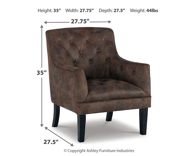 Drakelle Accent Chair - Yulissa Home Furnishings (NJ)