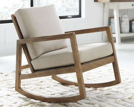 Novelda Rocker Accent Chair - Yulissa Home Furnishings (NJ)