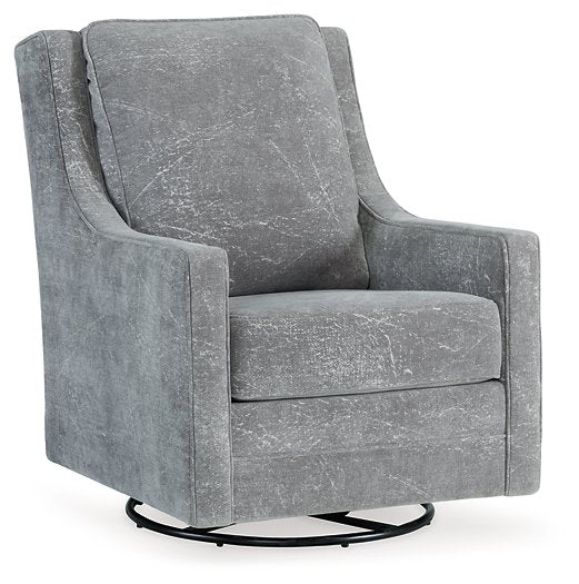 Kambria Swivel Glider Accent Chair - Yulissa Home Furnishings (NJ)