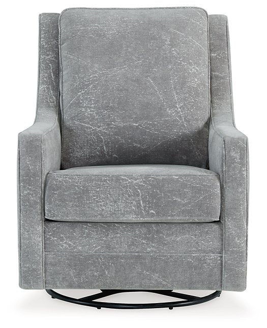 Kambria Swivel Glider Accent Chair - Yulissa Home Furnishings (NJ)