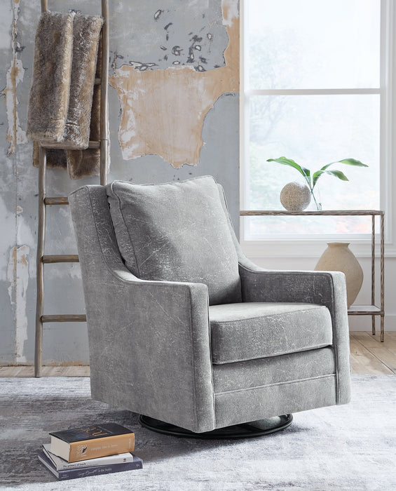 Kambria Swivel Glider Accent Chair - Yulissa Home Furnishings (NJ)