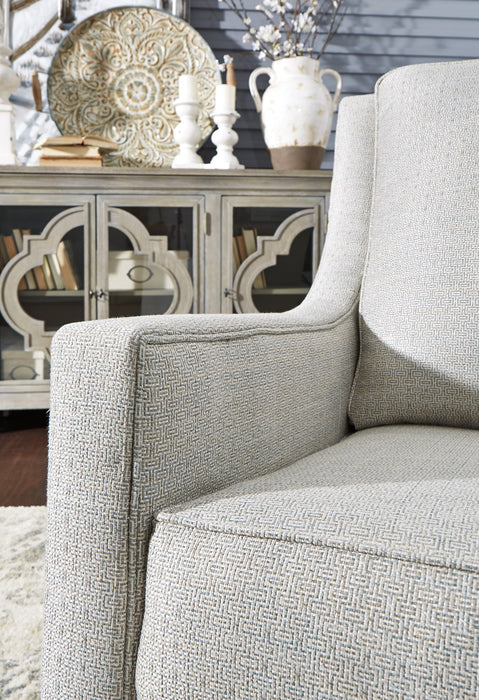 Kambria Swivel Glider Accent Chair - Yulissa Home Furnishings (NJ)