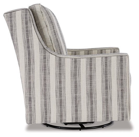 Kambria Swivel Glider Accent Chair - Yulissa Home Furnishings (NJ)