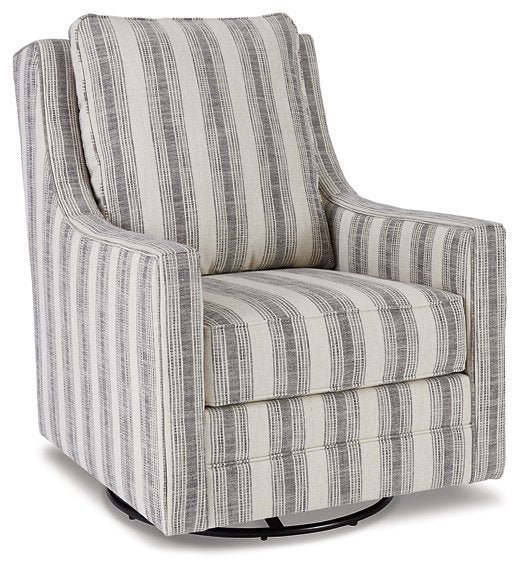 Kambria Swivel Glider Accent Chair - Yulissa Home Furnishings (NJ)