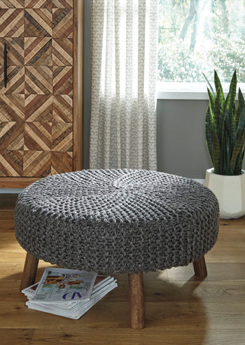 Jassmyn Oversized Accent Ottoman - Yulissa Home Furnishings (NJ)