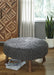 Jassmyn Oversized Accent Ottoman - Yulissa Home Furnishings (NJ)