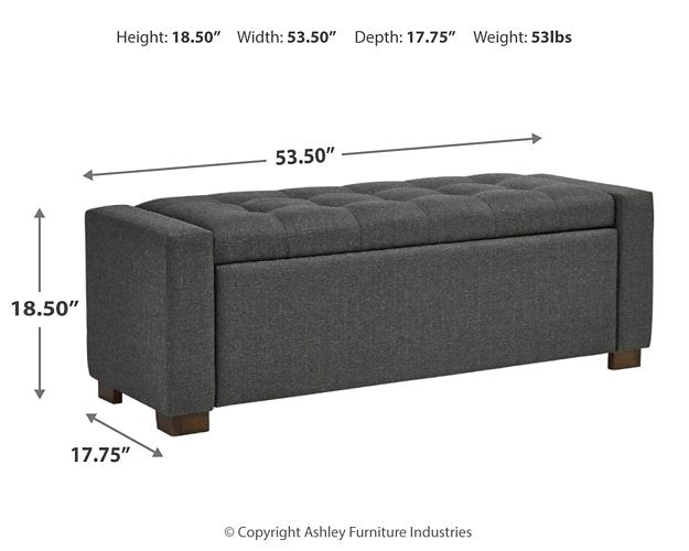 Cortwell Storage Bench - Yulissa Home Furnishings (NJ)