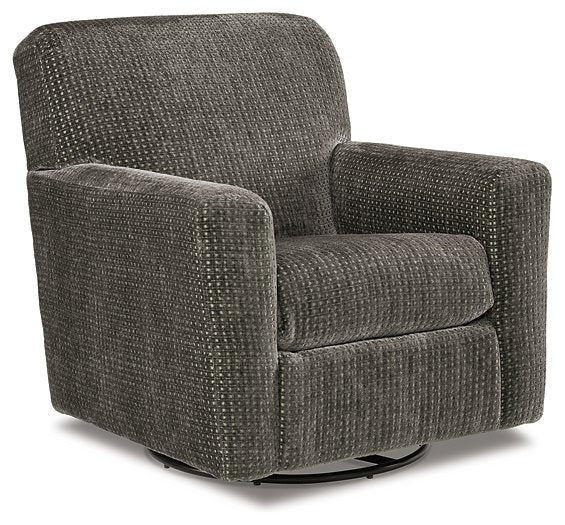 Herstow Swivel Glider Accent Chair - Yulissa Home Furnishings (NJ)