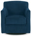 Bradney Swivel Accent Chair - Yulissa Home Furnishings (NJ)