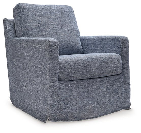 Nenana Next-Gen Nuvella Swivel Glider Accent Chair - Yulissa Home Furnishings (NJ)