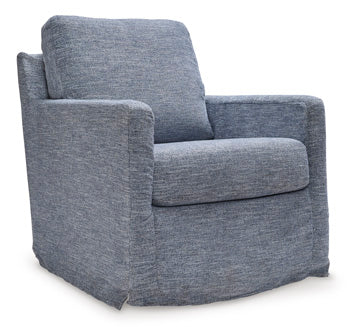 Nenana Next-Gen Nuvella Swivel Glider Accent Chair - Yulissa Home Furnishings (NJ)