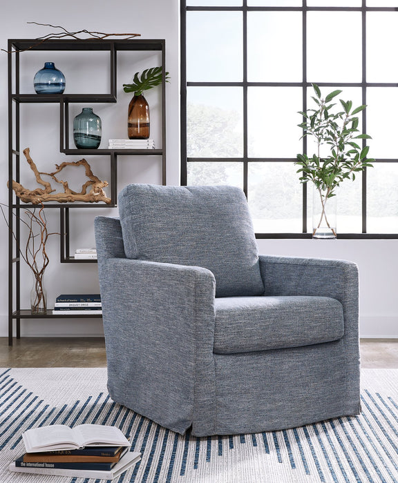 Nenana Next-Gen Nuvella Swivel Glider Accent Chair - Yulissa Home Furnishings (NJ)