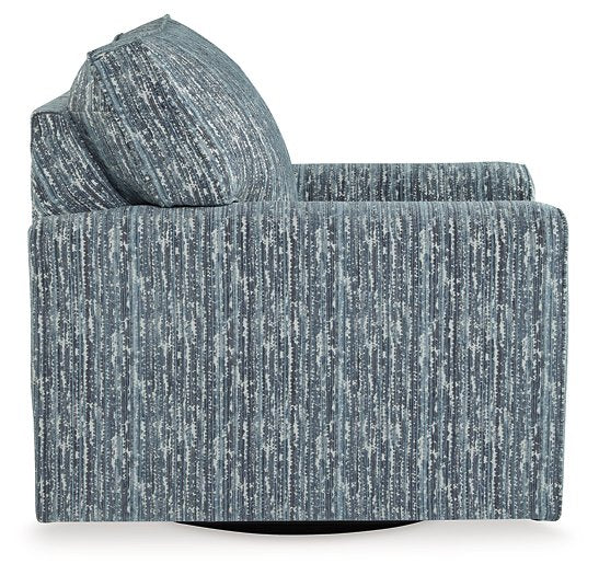 Aterburm Swivel Accent Chair - Yulissa Home Furnishings (NJ)