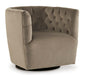 Hayesler Swivel Accent Chair - Yulissa Home Furnishings (NJ)