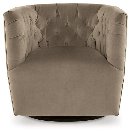 Hayesler Swivel Accent Chair - Yulissa Home Furnishings (NJ)