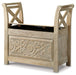 Fossil Ridge Accent Bench - Yulissa Home Furnishings (NJ)