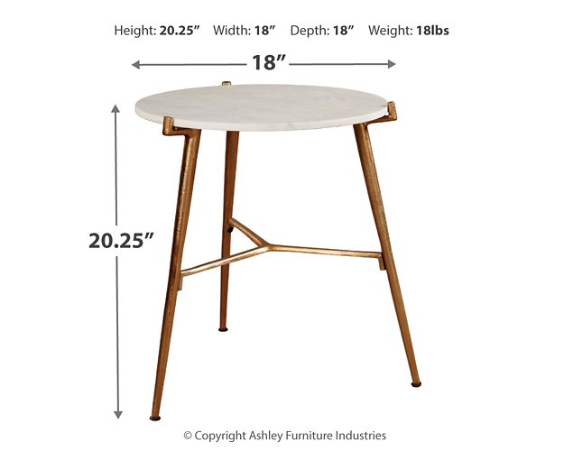 Chadton Accent Table - Yulissa Home Furnishings (NJ)