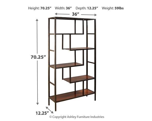 Frankwell Bookcase - Yulissa Home Furnishings (NJ)