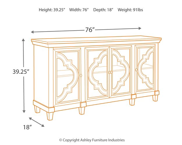 Fossil Ridge Accent Cabinet - Yulissa Home Furnishings (NJ)