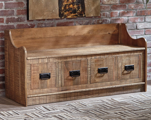 Garrettville Storage Bench - Yulissa Home Furnishings (NJ)