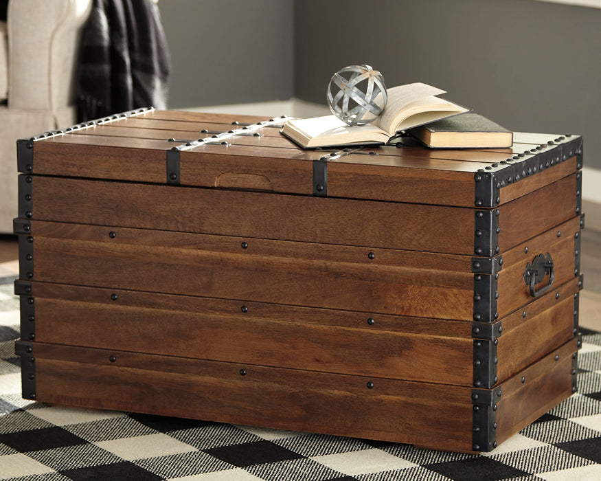 Kettleby Storage Trunk - Yulissa Home Furnishings (NJ)