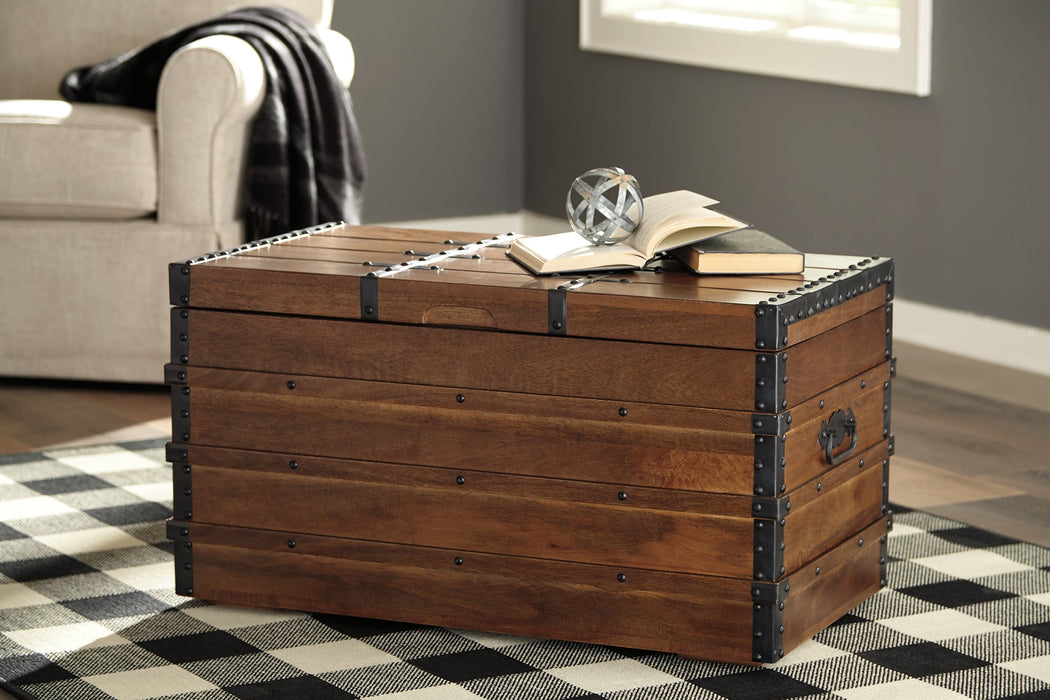 Kettleby Storage Trunk - Yulissa Home Furnishings (NJ)