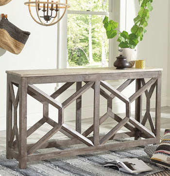 Lanzburg Sofa/Console Table - Yulissa Home Furnishings (NJ)