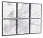 Avanworth Wall Art (Set of 6) - Yulissa Home Furnishings (NJ)