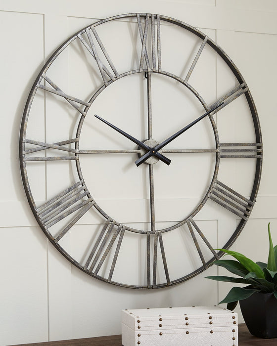 Paquita Wall Clock - Yulissa Home Furnishings (NJ)