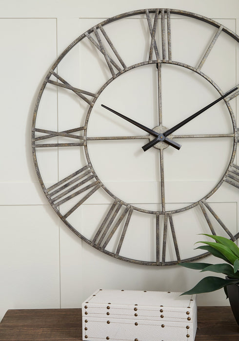 Paquita Wall Clock - Yulissa Home Furnishings (NJ)