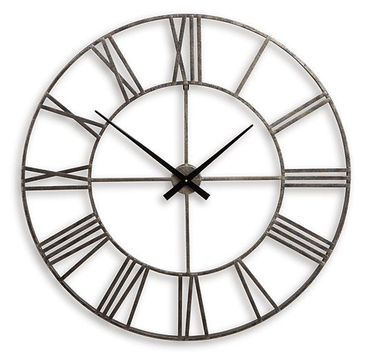 Paquita Wall Clock - Yulissa Home Furnishings (NJ)