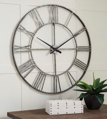 Paquita Wall Clock - Yulissa Home Furnishings (NJ)