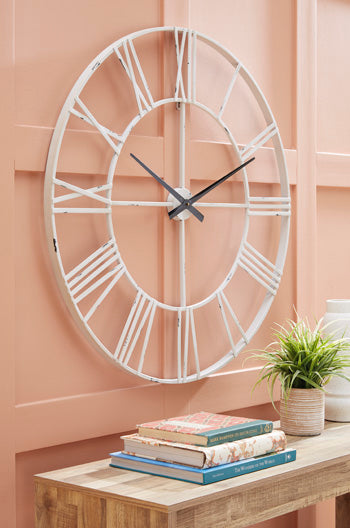 Paquita Wall Clock - Yulissa Home Furnishings (NJ)