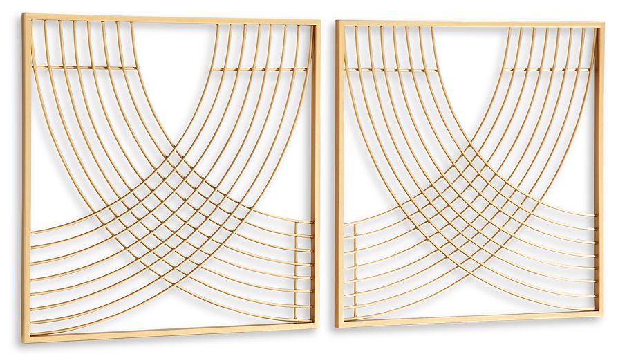 Dalkins Wall Decor (Set of 2) - Yulissa Home Furnishings (NJ)