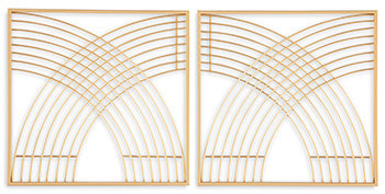 Dalkins Wall Decor (Set of 2) - Yulissa Home Furnishings (NJ)