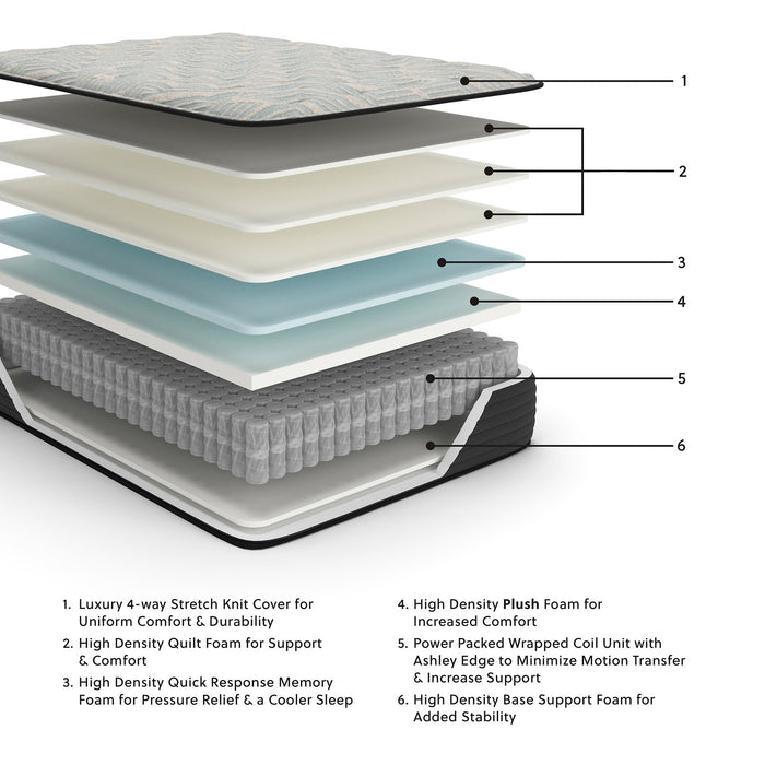 Palisades Plush Mattress - Yulissa Home Furnishings (NJ)